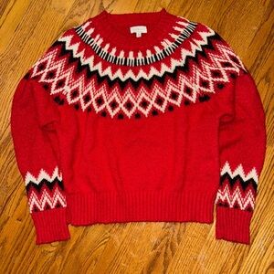 Luck Brand Fair Isle Sweater Women’s Medium